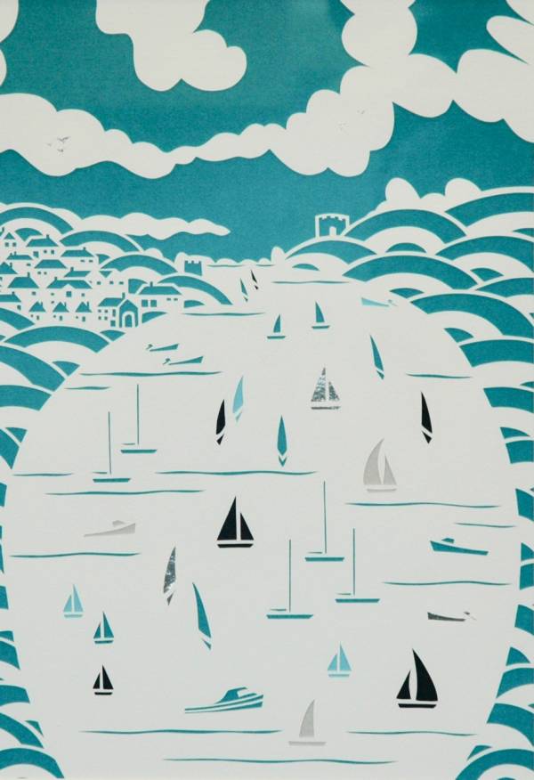 - a , Paper Sculpture by Debs Martin, measuring 40 x 28 cm (H x W) framed at 54 x 44 cm £245
